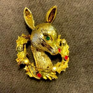 Reindeer Brooch